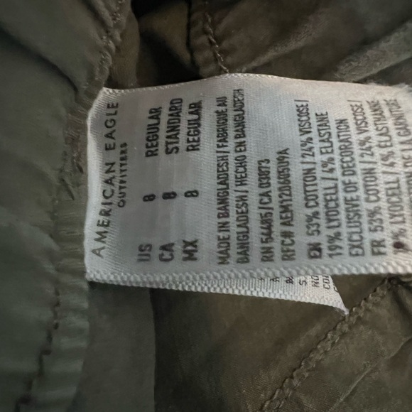 Women’s Olive Green AE Jeggings - Picture 3 of 3